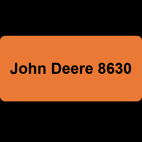 John Deere 8630